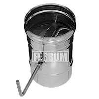 Шибер поворотный FERRUM Ф150 (430/0,5 мм), фото 3