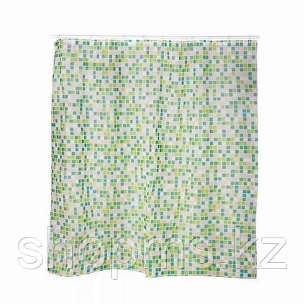 Штора для ванной S-C016-1 (зел. мозаика) 1,8*1,8, фото 2