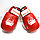 Детские боксерские перчатки 2-OZ Venus красные с белой надписью, фото 4