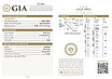 Сертификат GIA 2,10Сt I1-VS2/K-F Золотое  кольцо с бриллиантом, фото 2
