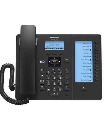 Panasonic Телефоны IР Panasonic KX-HDV230RUВ Проводной SIP-телефон 2.3-дюйм, 6 линий, 2 порта, PoE, память 500, фото 2