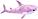 Мягкая игрушка Fancy - Акула розовая 49 см, фото 4