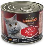 Leonardo 200г говядина консервы для кошек, Rich in beef Леонардо