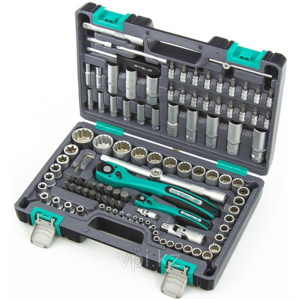 Набор инструментов автомобильных 1/2" 1/4", из 109пр. STELS