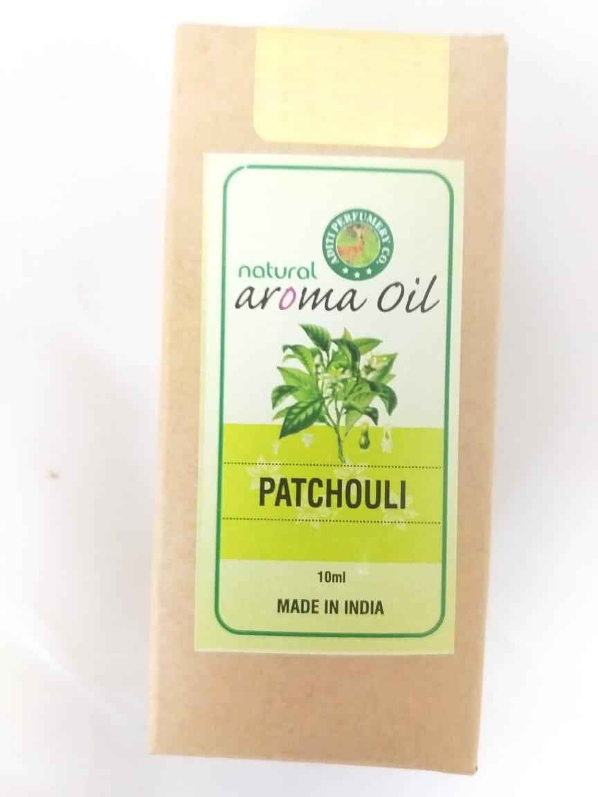 Натуральное эфирное масло с ароматом пачули, 10 мл, Индия - фото 1 - id-p94678503
