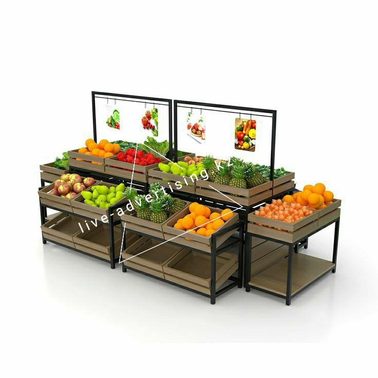 Торговые развалы для овощей и фруктов №40 - фото 2 - id-p94678591