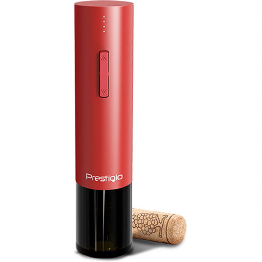 Штопор Prestigio Valenze, smart wine opener, simple operation with 2 buttons, aerator, vacuum stopper - фото 2 - id-p94642313