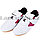 Обувь для тхэквондо (соги/степки) Tkdshoes на липучке размеры 34-38 красно-белые, фото 10