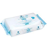 Салфетки очищающие Н2О в мягкой упаковке LINGETTES EPAISSES H2O 72 шт BIOLANE