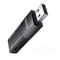 USB Кард ридер HB20 Hoco 2-в-1 USB 2.0