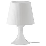 Лампа настольная ЛАМПАН белый 29 см ИКЕА, IKEA