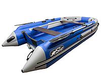 Лодка СКАТ 370 F интегрированный графит/синий