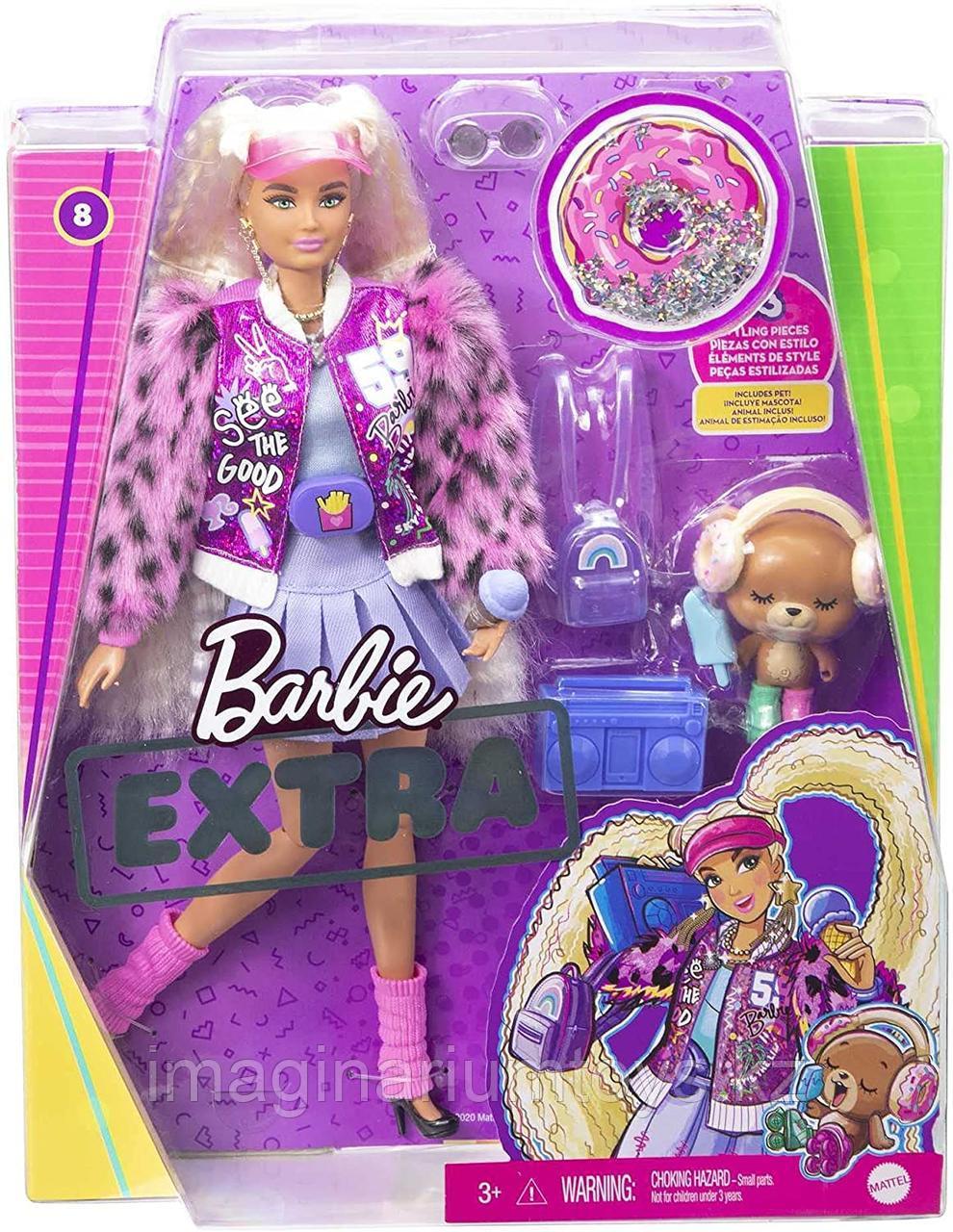 Кукла Барби Экстра №8 Блондинка с хвостиками Barbie Extra - фото 2 - id-p94683862