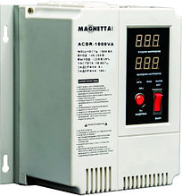 Magnetta, ACDR-1000VA , Стабилизатор напряжения релейный, настенный однофазный, двухцветный LED дисп