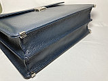 Мужской портфель из кожи "BOND NON" (высота 29 см, ширина 38 см, глубина 12 см), фото 7