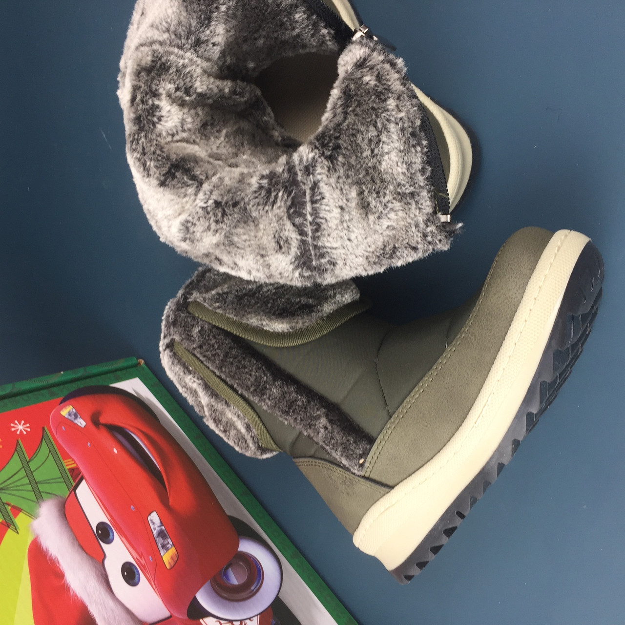 MINICAN обувь детская на липучках зимняя дутыши сапоги детские зимние - фото 2