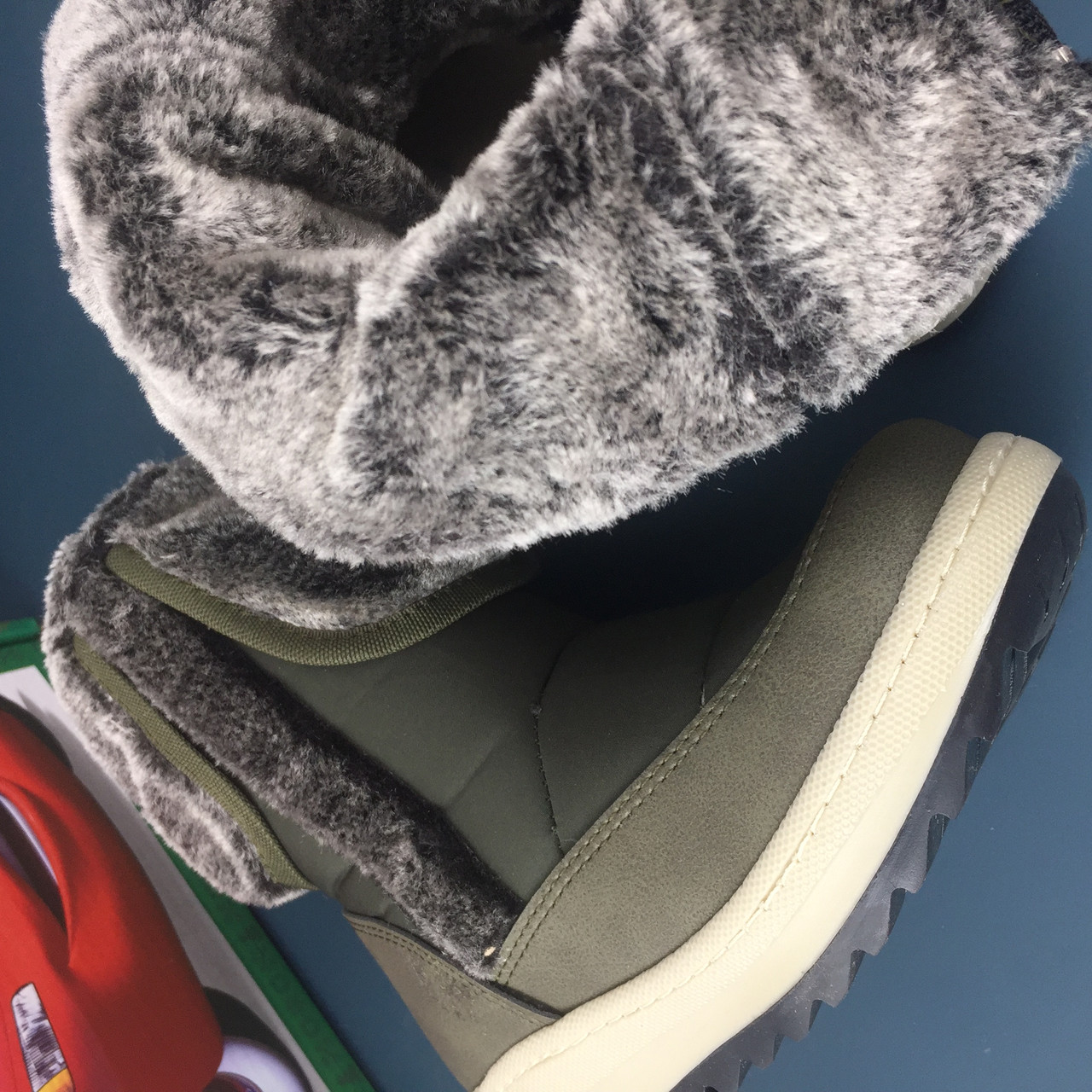 MINICAN обувь детская на липучках зимняя дутыши сапоги детские зимние - фото 3