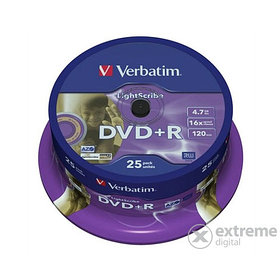Диск DVD-R  4.7 GB, Spindle 25шт