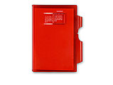 Записная книжка Альманах с ручкой, красный, фото 3