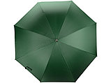 Зонт-трость полуавтомат Майорка, зеленый/серебристый, фото 5