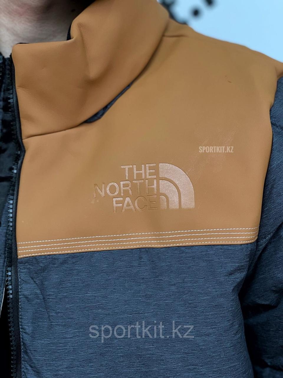 Куртка North Face TNF сер корич 639 - фото 4 - id-p94697910