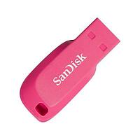 Флешка SanDisk Cruzer Blade 64GB Electric Pink; EAN: 619659146979
