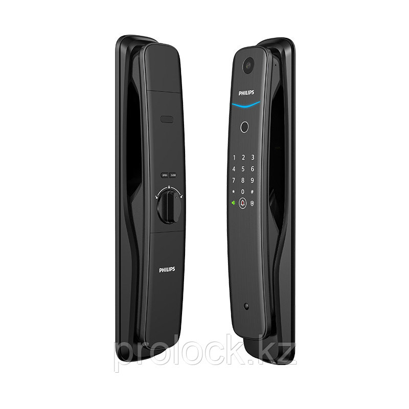 Электронный замок Philips 702-1HW Videolock (с видеодомофоном) black - фото 4 - id-p94702170