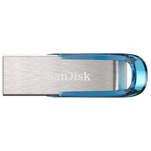 Флешка SanDisk Ultra Flair USB 3.0 128GB - NEW Tropical Blue Color; EAN: 619659163082 - фото 1 - id-p94642467