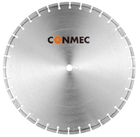 "Conmec" Отрезной диск по мокрому бетону (D350 х Т 3,2 х Н 25,4)