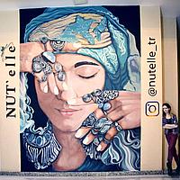 Эскиз росписи стены