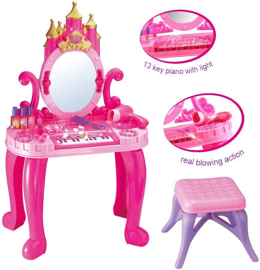 661-36 Piano vanity трюмо пианино 12моделей, на батар 58*46см