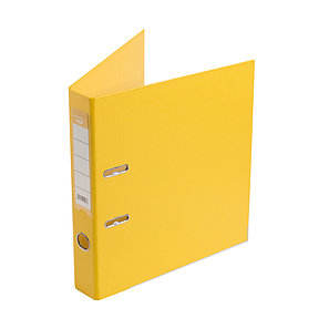 Папка-регистратор Deluxe с арочным механизмом, Office 2-YW5, А4, 50 мм, жёлтый, фото 2