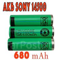 Аккумулятop 3,7v 680mAh SONY VI08E  формат 14500 AA