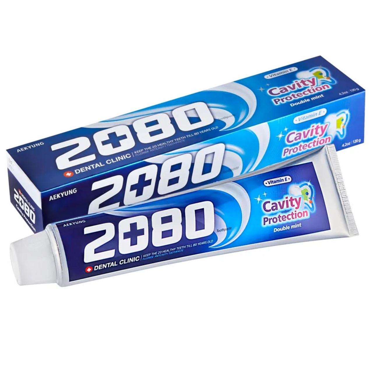 Зубная паста Dental Clinic 2080 Cavity Protection натуральная мята, 120г