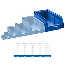 Лоток складской ЛСК-38, ЗУБР, 500 х 310 х 250 мм, серия "Профессионал" (38061-38), фото 3
