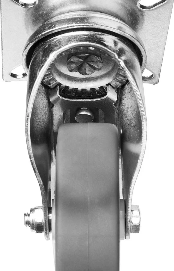 Колесо поворотное c тормозом, ЗУБР, 75 мм, 60 кг, серия "Профессионал" (30946-75-B) - фото 2 - id-p94707844