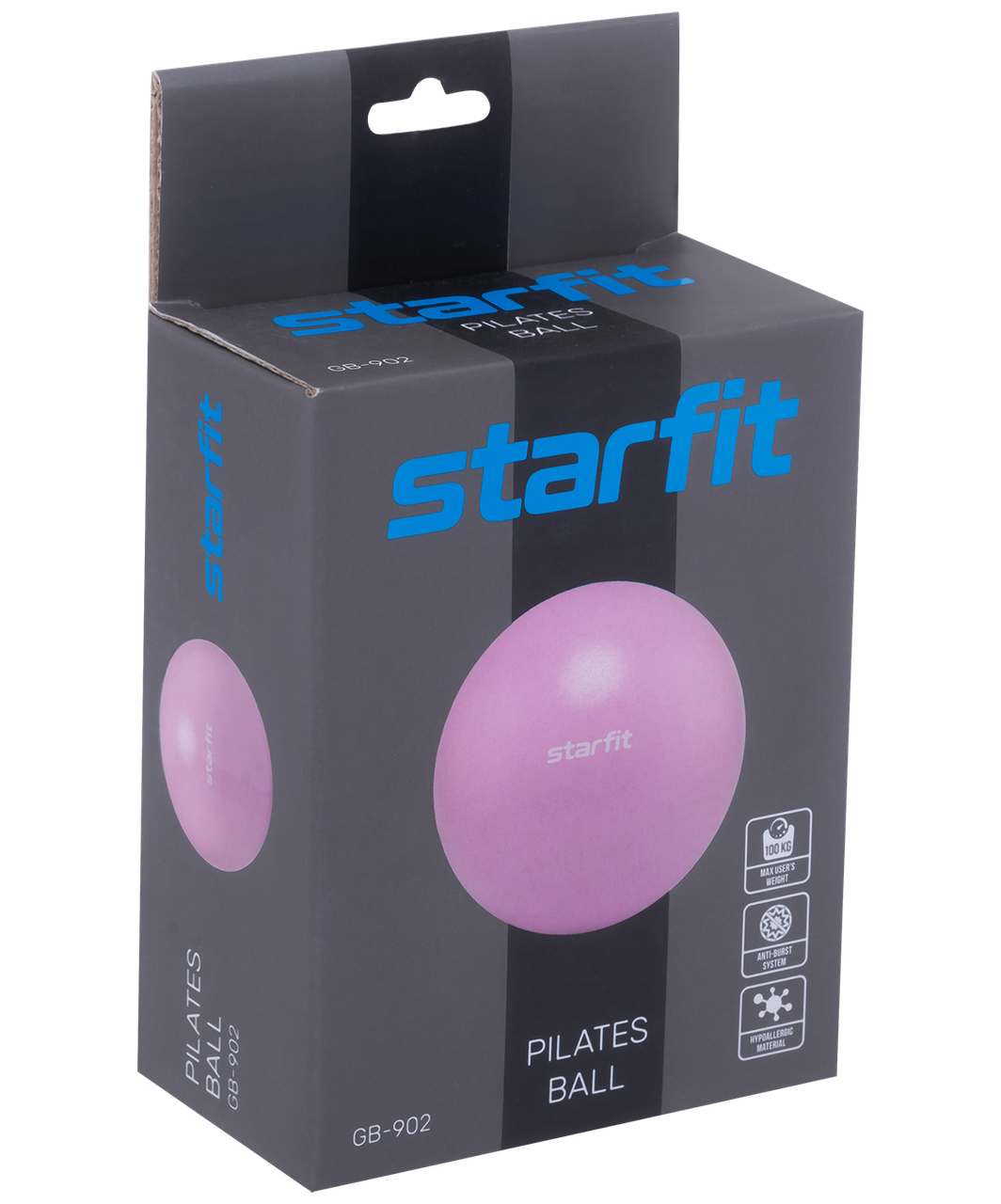 Мяч для пилатеса GB-902, 20 см, розовый Starfit
