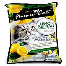 Fussie Cat Premium, комкующийся наполнитель с ароматом лимона, уп.10л.