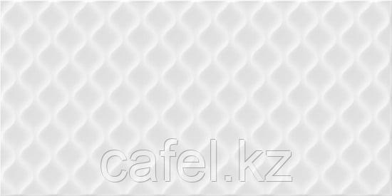 Кафель | Плитка настенная 30х60 Деко | Deco белый рельеф