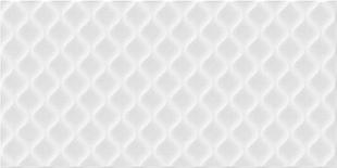 Кафель | Плитка настенная 30х60 Деко | Deco белый рельеф