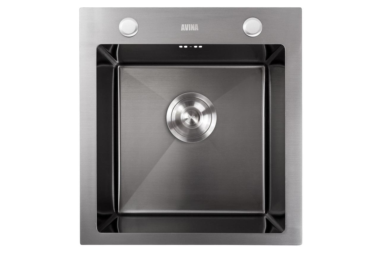 Кухонная мойка Avina HM 45*48 black