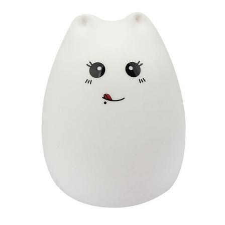 Силиконовый Led ночник-лампа "Кошечка" Язычок, фото 2