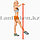 Гимнастическая палка пластиковая 100 см оранжевая, фото 6