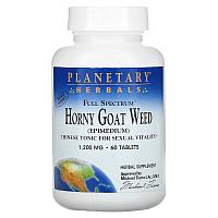 БАД Planetary Herbals, Full Spectrum, (горянка крупноцветковая) 1200 мг, 60 таблеток