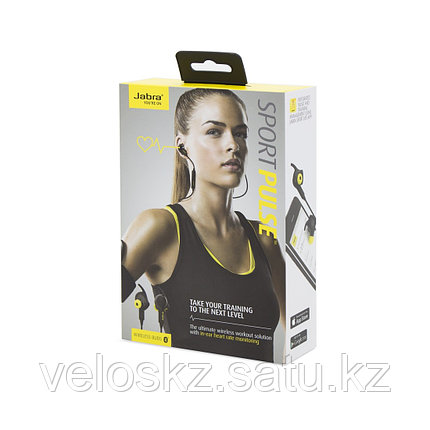 Bluetooth-гарнитура Jabra Sport Pulse Wireless Чёрно-жёлтый, фото 2
