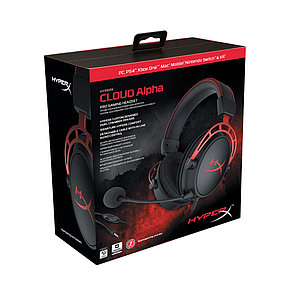 Гарнитура HyperX Cloud Alpha - Red HX-HSCA-RD/EE, фото 2