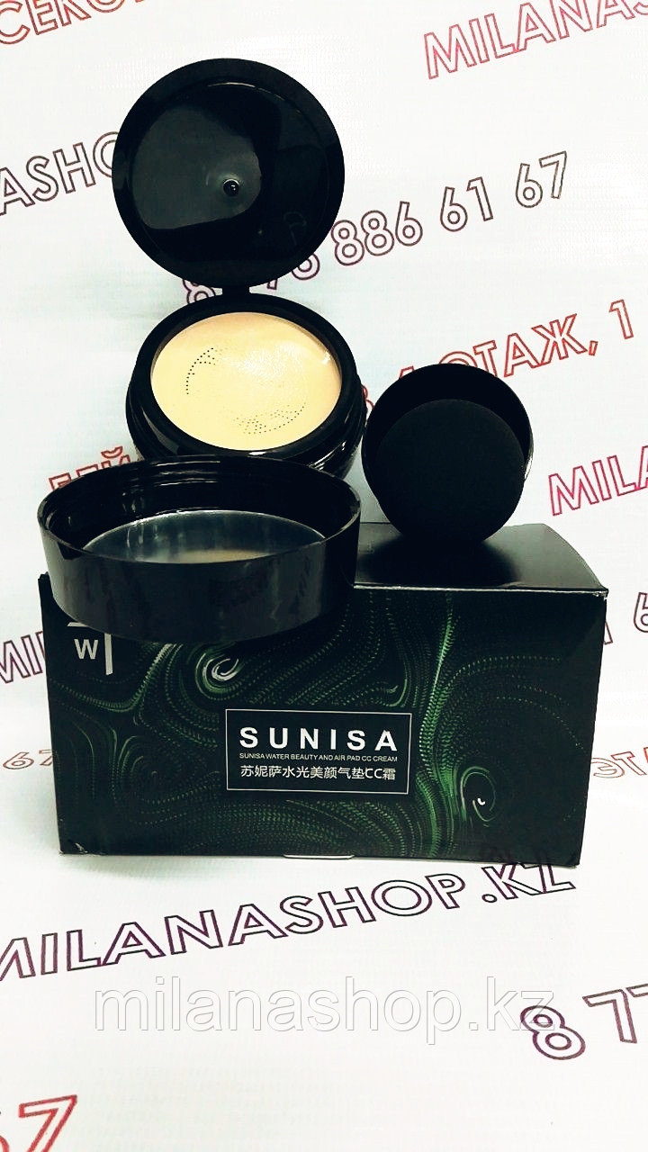 SUNISA Water Beauty and Air Pad CC Cream BB- Увлажняющий кушон + тональный крем