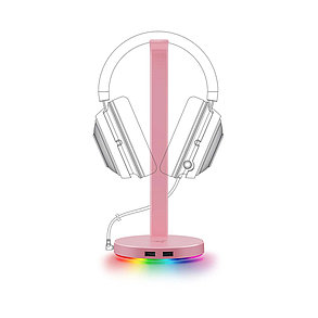 Подставка для наушников Razer Base Station V2 Chroma - Quartz, фото 2