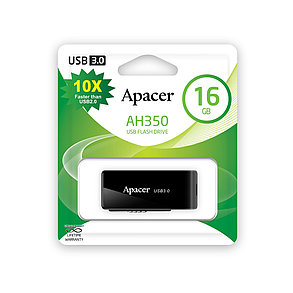 USB-накопитель Apacer AH350 16GB Чёрный, фото 2