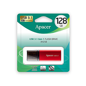 USB-накопитель Apacer AH25B 128GB Красный, фото 2